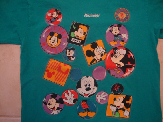 Vintage 90 S Walt Disney Mickey Mouse Mississippi Souvenir Etsy
