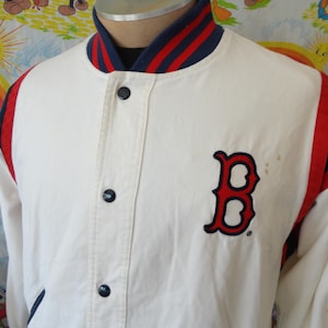 Vintage Starter Jacket Boston Red Sox Baseball MLB 90s Size Medium