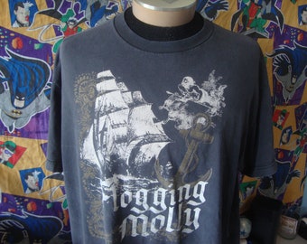 Vintage Flogging Molly Concert Tour T Shirt XL