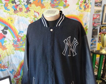 New York Yankees Vintage 90s Felco Varsity Jacket - Wool & Cowhide