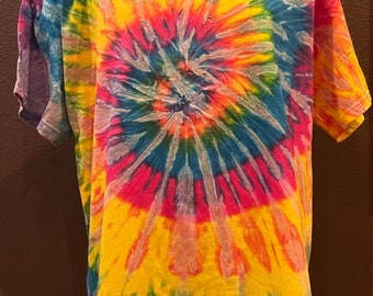 Vintage 90's Tie Dye T Shirt Size XL