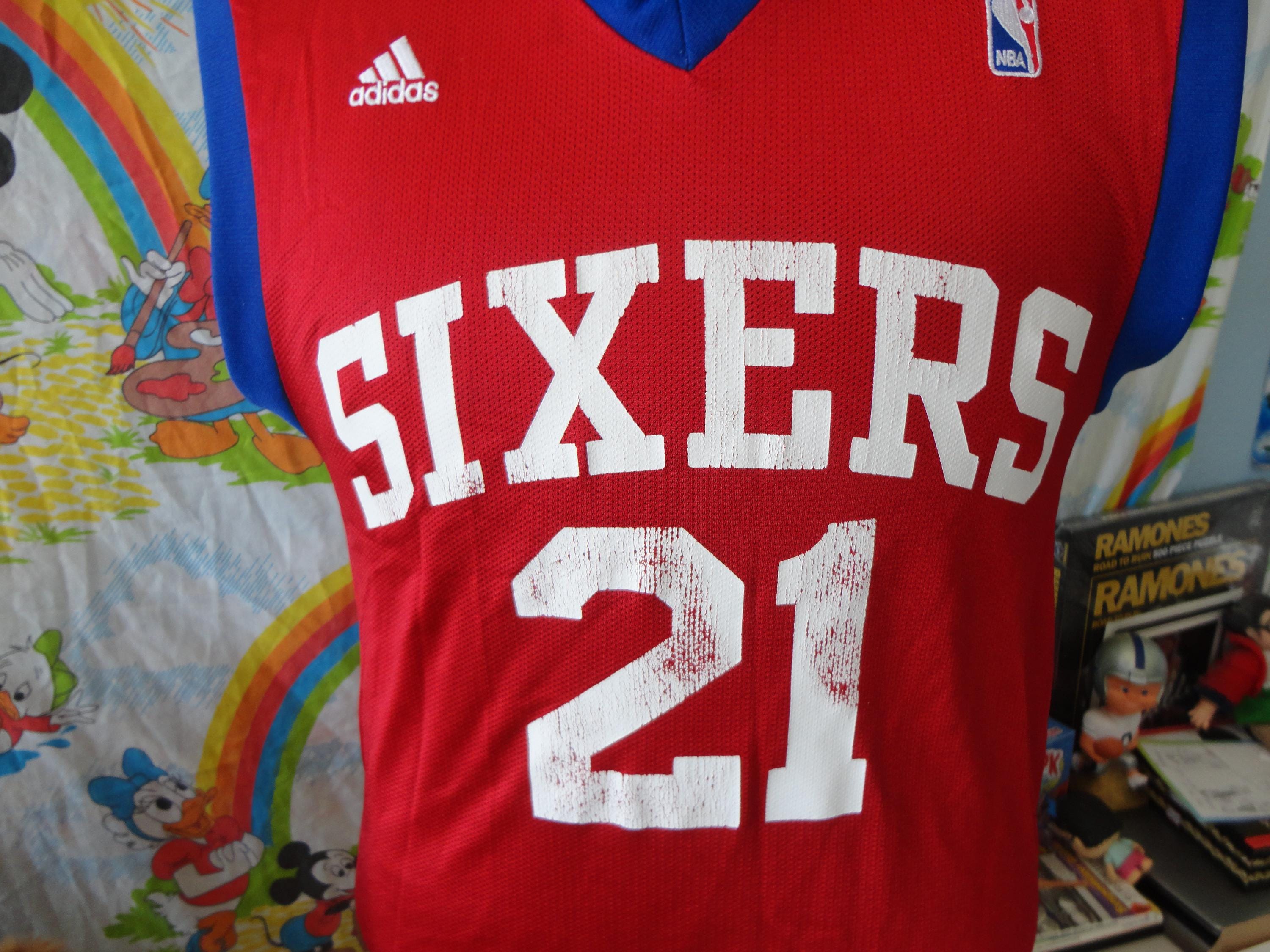 Philadelphia 76ers Sixers #21 Thaddeus Young Jersey Size S - Etsy