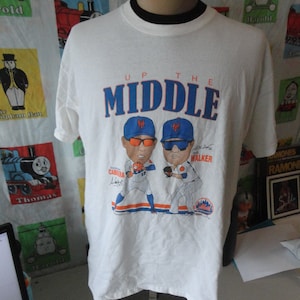 New York Mets Neal Walker Asdrubal Cabrera Caricature T Shirt XL