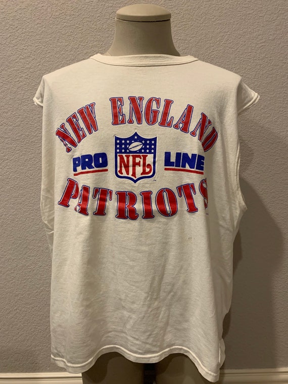 Vintage 90's NFL New England Patriots White Champ… - image 2