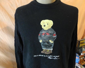 【希少 90s】Polo Bear Tシャツ ラルフローレン USA製 Vintage 90's Polo Ralph Lauren Polo Bear White T shirt Large Ralph