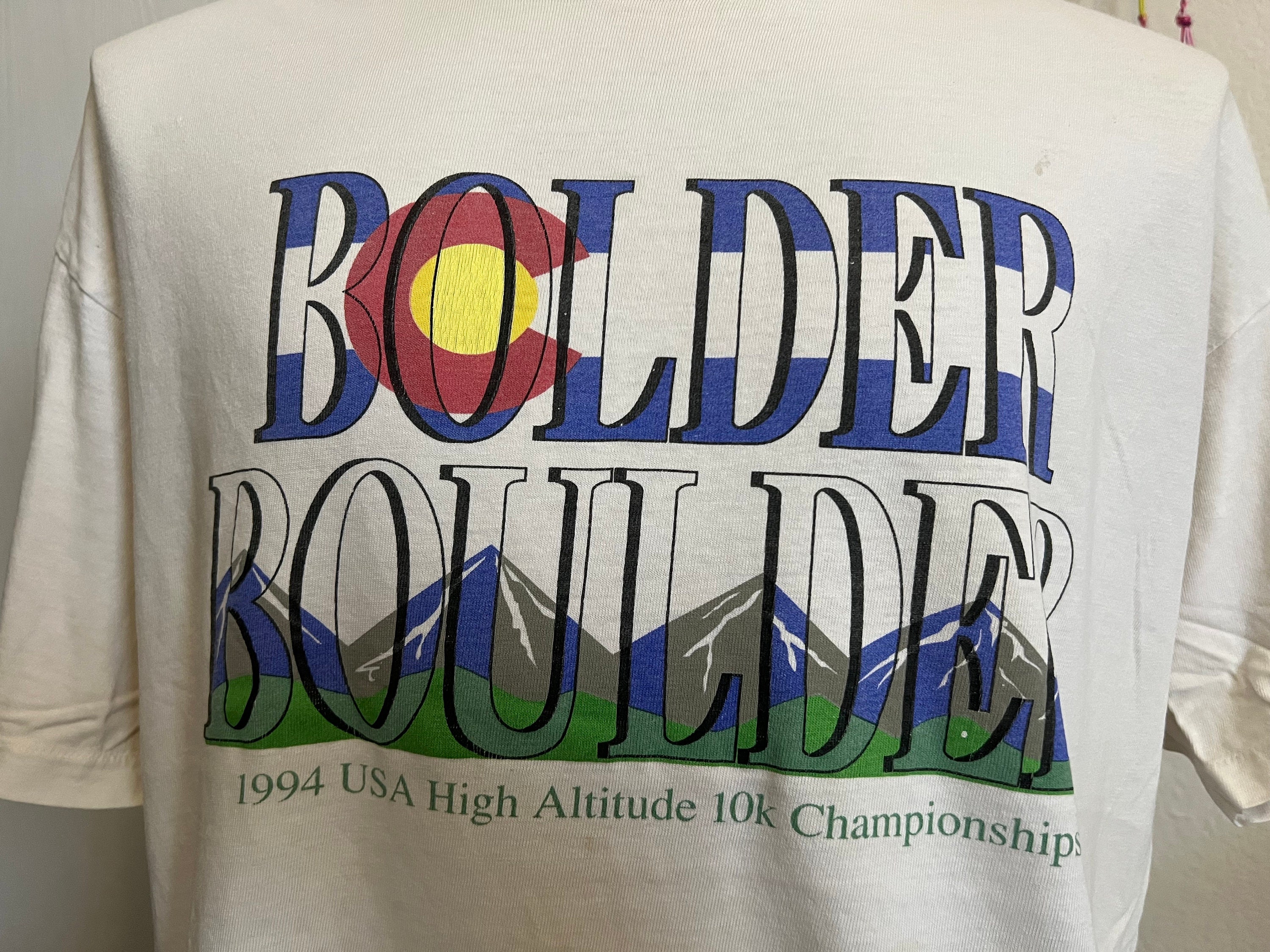 Vintage 90's Bolder Boulder Colorado High Altitude 10k