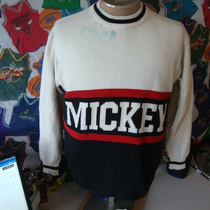 Vintage 90's Mickey INC Walt Disney Mickey Mouse Sweater XL