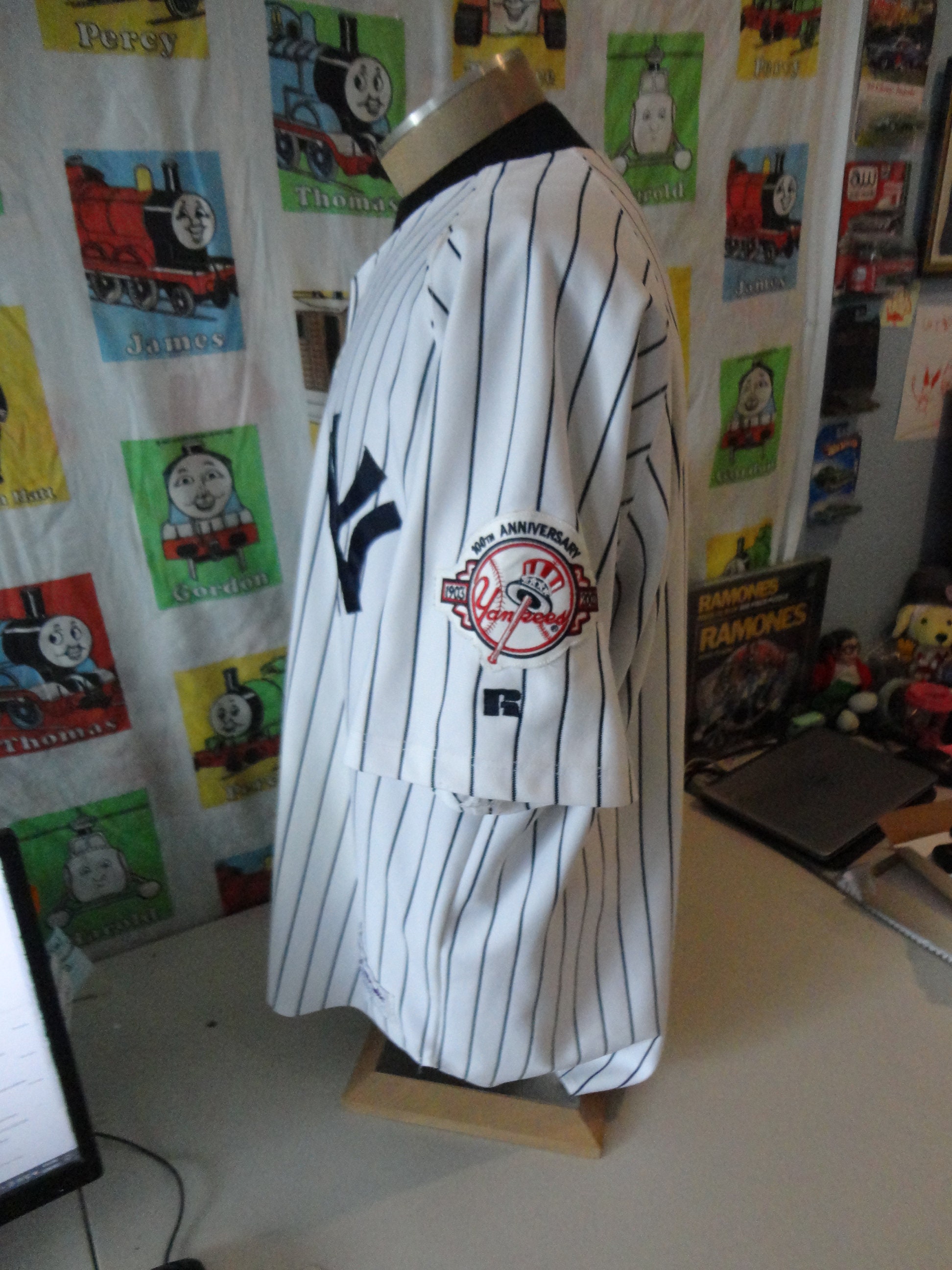 2003 RUSSELL ATHLETIC Yankees ベースボールシャツ 好評にて期間延長】 2003 RUSSELL ATHLETIC Yankees ベース