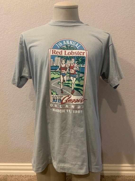 Vintage 80's Orlando 7th Annual Red Lobster 10k C… - image 2