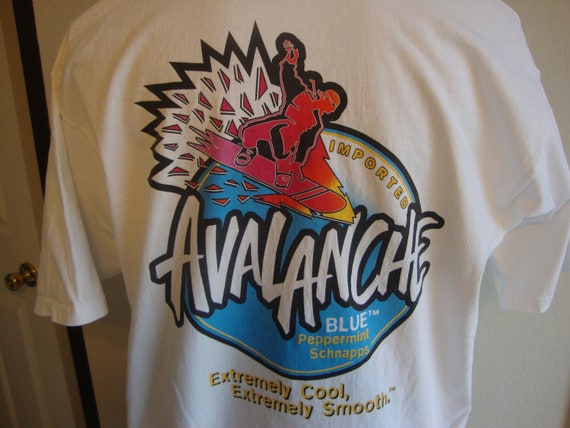 Vintage 90's Join The Avalanche Blue Extreme Team… - image 1