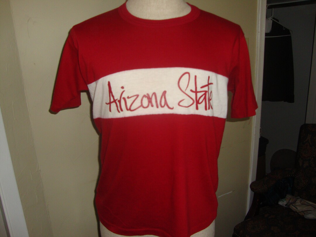 Vintage 80's Arizona State T Shirt Size M - Etsy