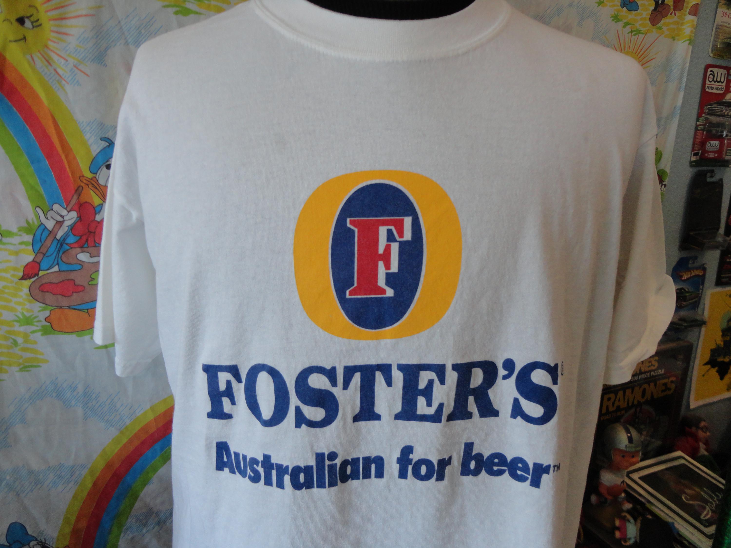 Vintage Foster's Australian for Beer Australia T Shirt XL - Etsy