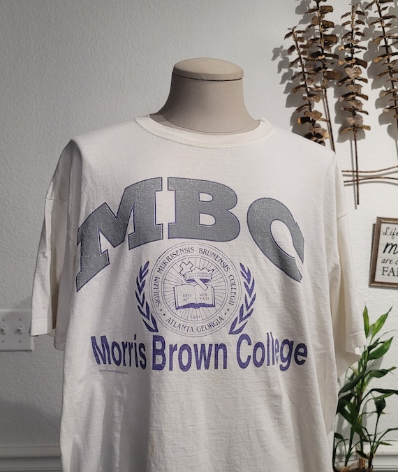 Vintage 90s MBC Morris Brown College white T-shirt