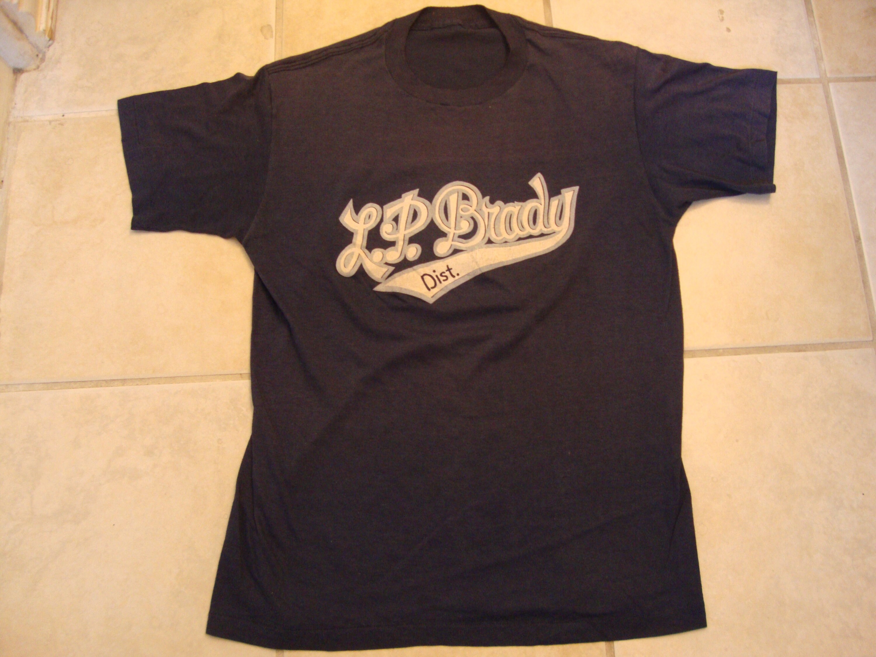 Vintage 80's L.P. Brady Dist. Blue T Shirt Size M Etsy UK