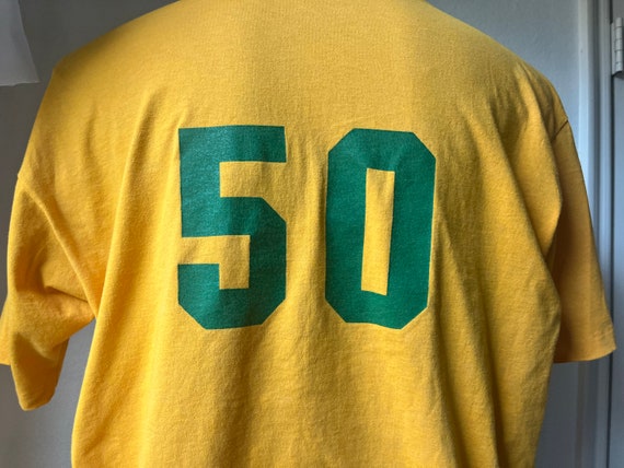 Vintage 80's St. John Yellow T-Shirt Size L - image 3