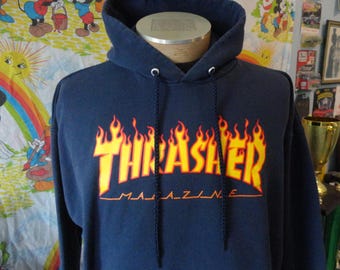 トップス 90s THRASHER vintage sweat usa VINTAGE THRASHER SWEATSHIRT EARLY 90s/00s - Preloved