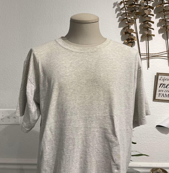 Vintage 90s BLANK Plain Grey T-shirt Size XL - Etsy