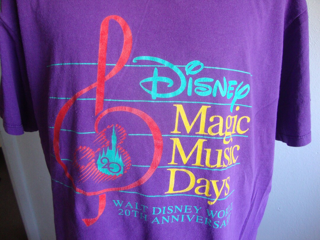 Vintage 90's Walt Disney World Disney Magic Music Days 20th