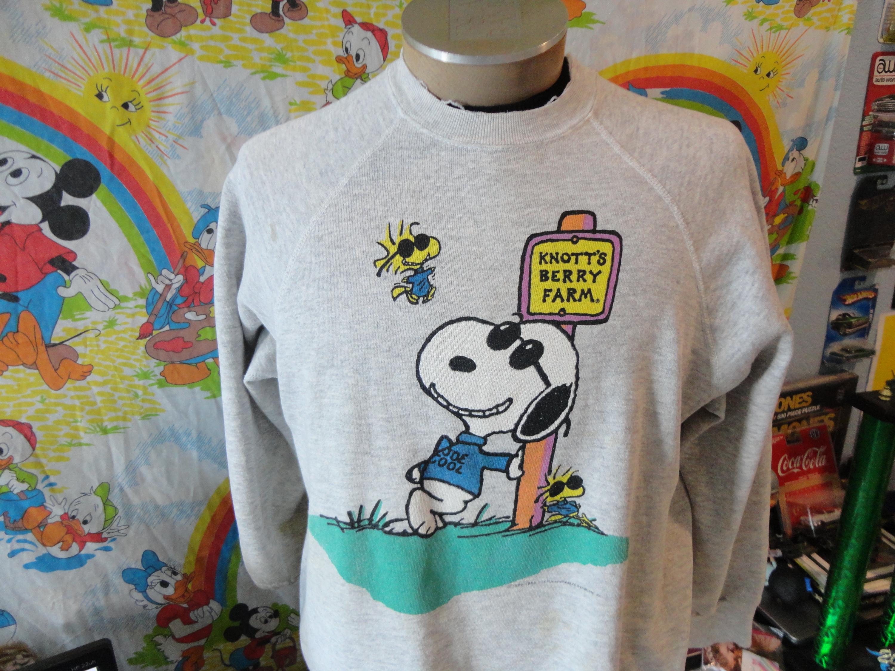 Vintage Snoopy Joe Cool Knott's Berry Farm Snoopy Sweatshirt Kids