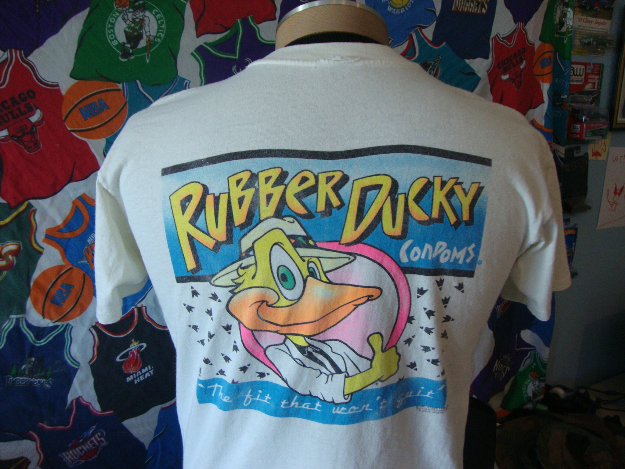 Vintage 90's Rubber Ducky Condoms 1990 T Shirt M Etsy