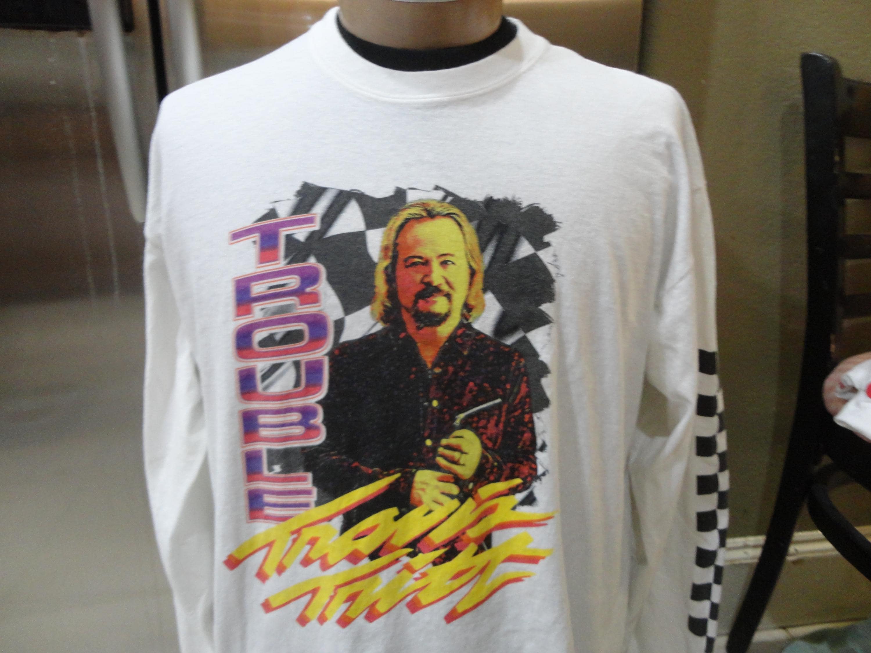 Travis Tritt Trouble Country Music Long Sleeve T Shirt XL - Etsy
