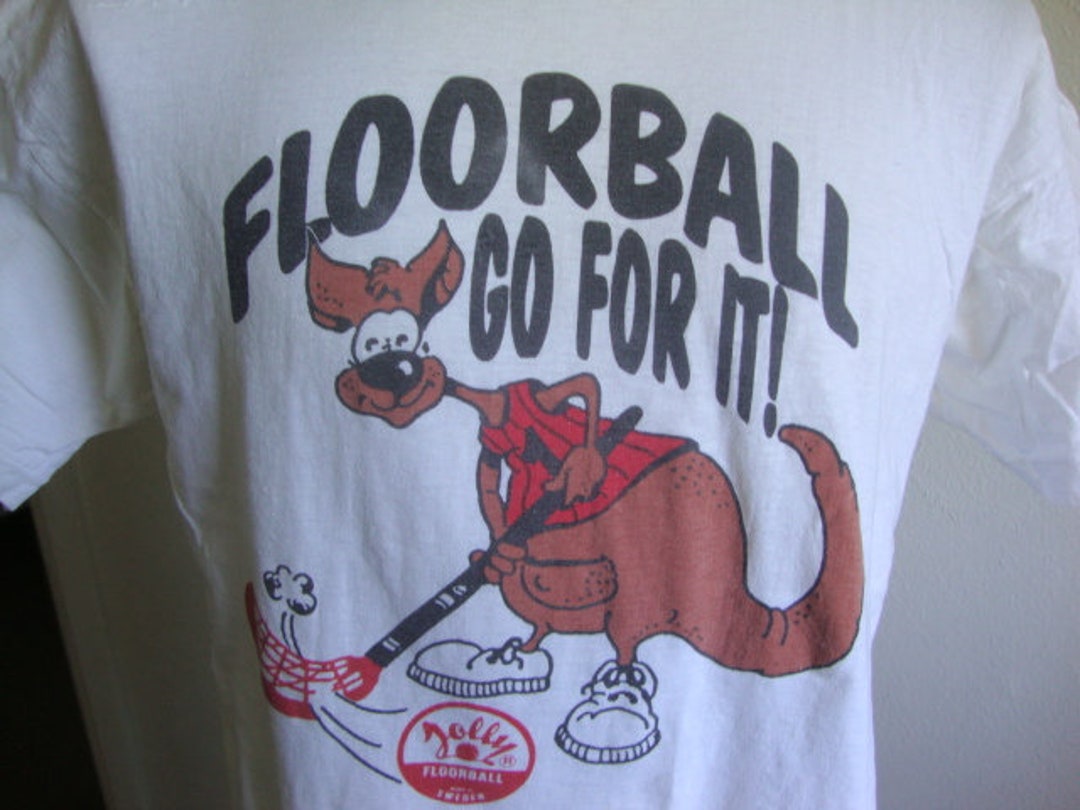 dichtheid Vervullen onderpand Vintage 90's Floorball Go for It Kangaroo White T Shirt - Etsy