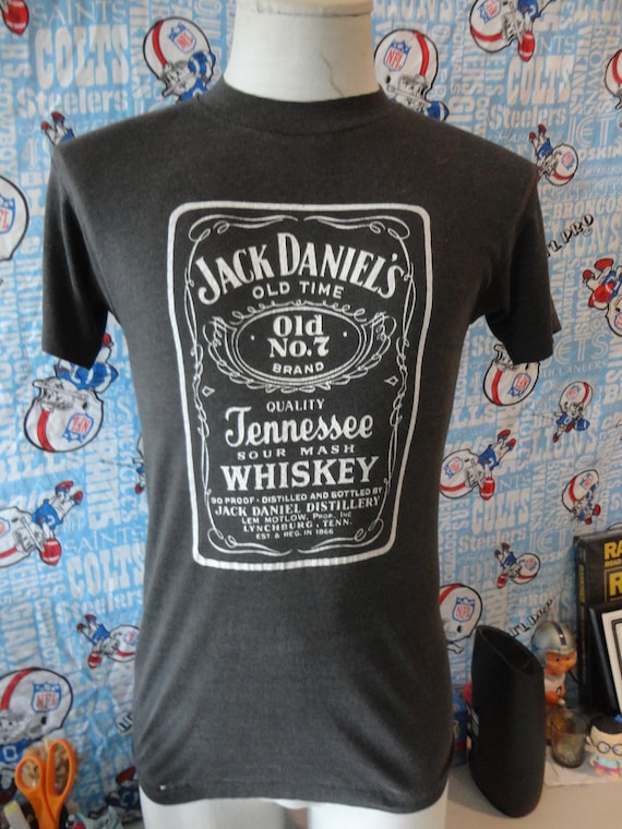 Vintage 80s Jack Daniels Whiskey Liquor Soft thin… - image 2