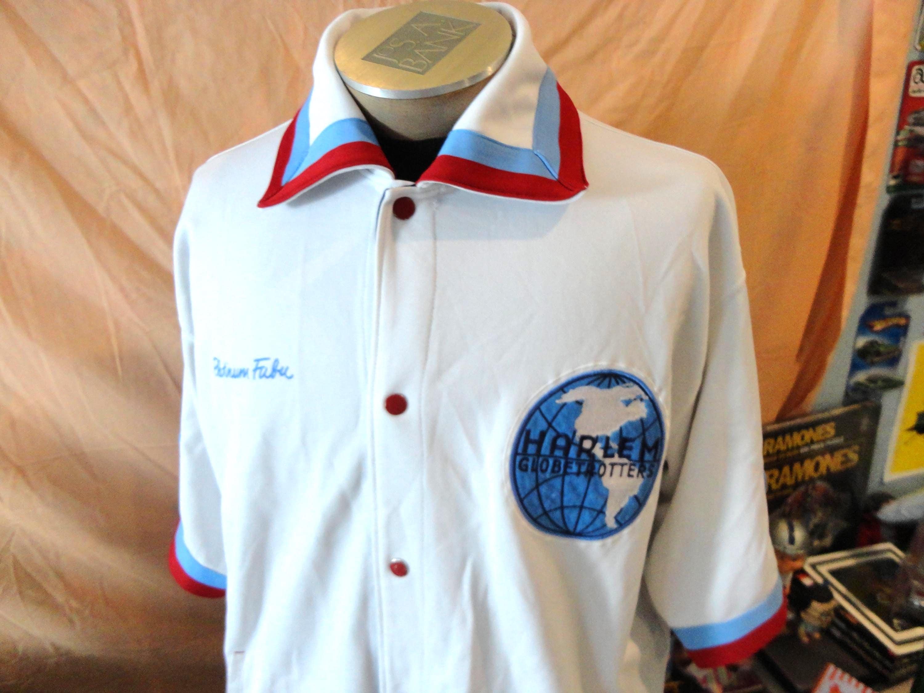 Vintage Platinum FUBU Original Harlem Globetrotters Warm up Jersey