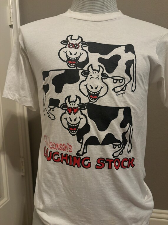 d*様 90s Lemonheads cow T-shirt XL Vintage 80's Wisconsin's Laughing Stock Cow T Shirt M - Etsy