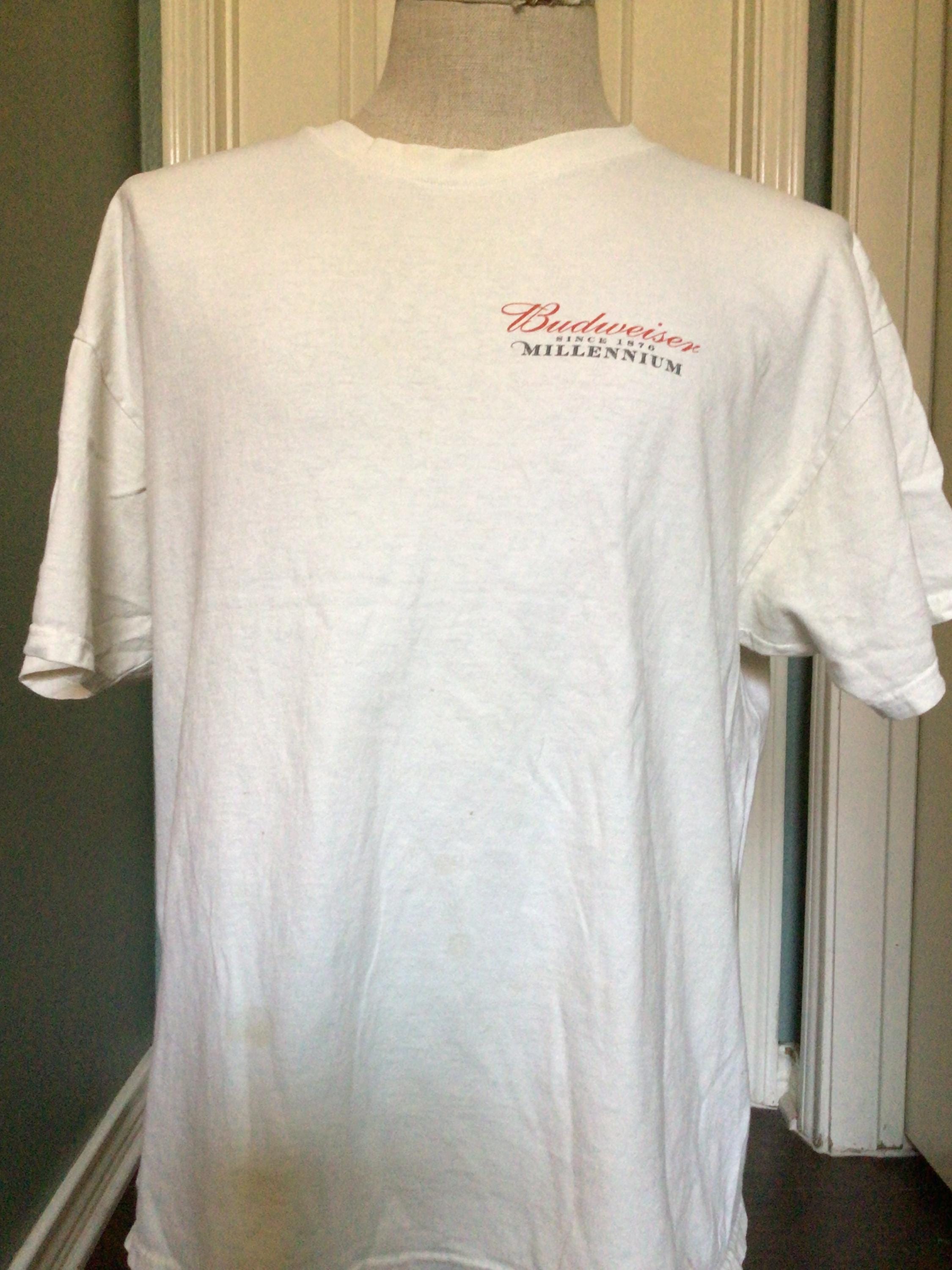 Vintage 2000s Budweiser Millennium 2000 Party T Shirt Size XL - Etsy