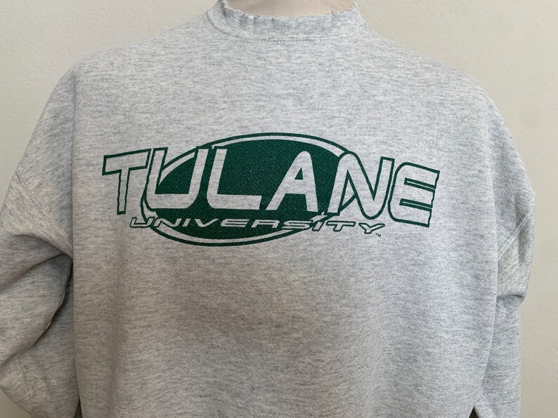 vintage tulane sweatshirt