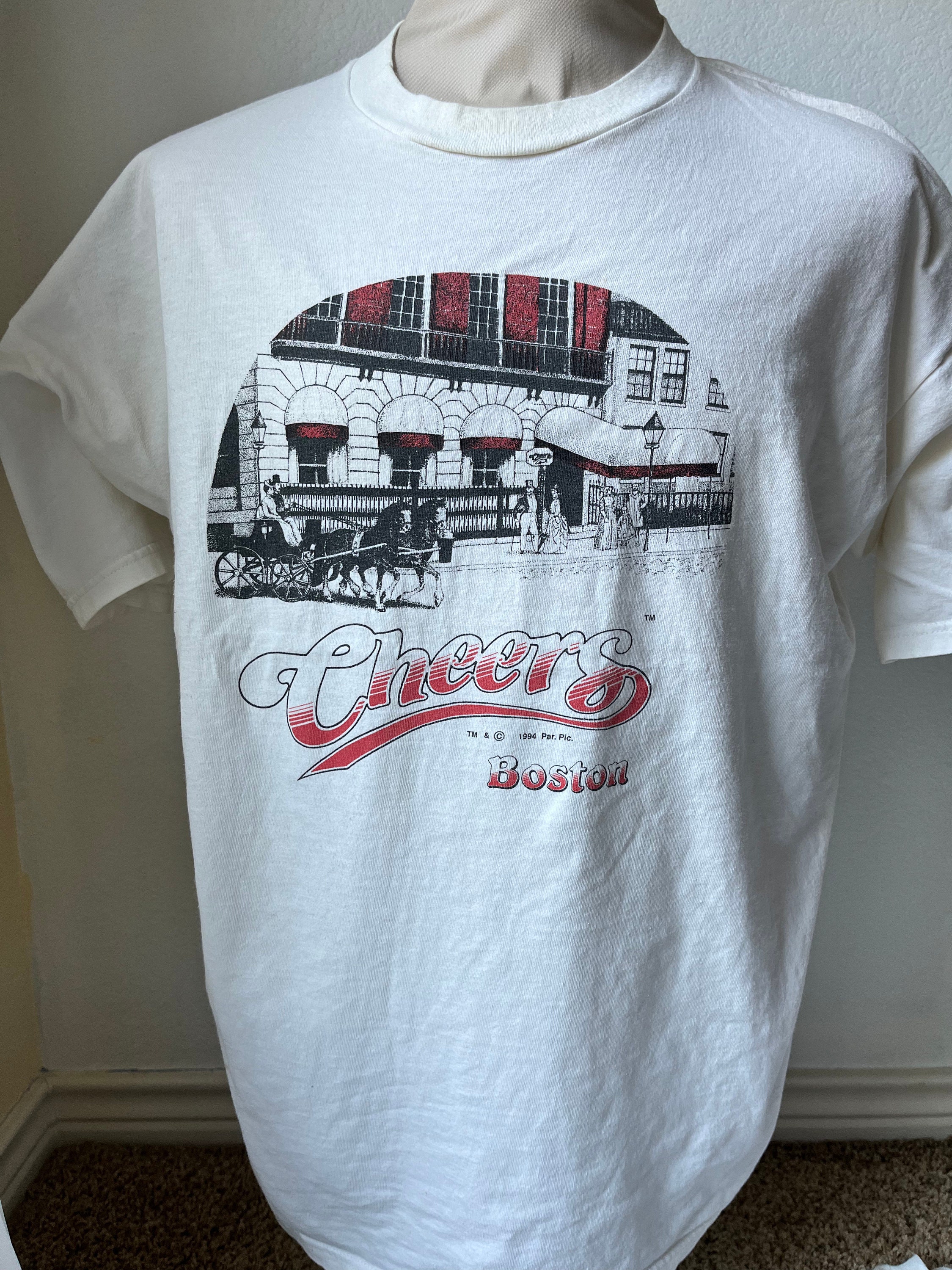 古着 90年代 DISCUS ATHLETIC Cheers BOSTON ラグランスリーブ