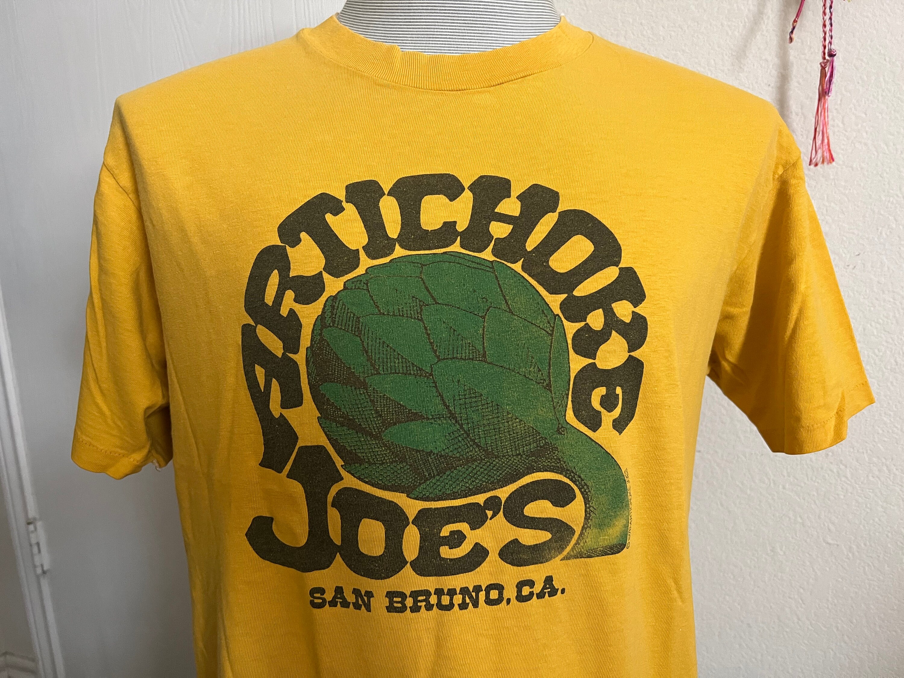 Vintage 80's Artichoke Joe's San Bruno California T Shirt L - Etsy