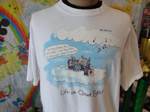 Vintage 90s the FAR SIDE Life on Cloud Eight Gary Larson