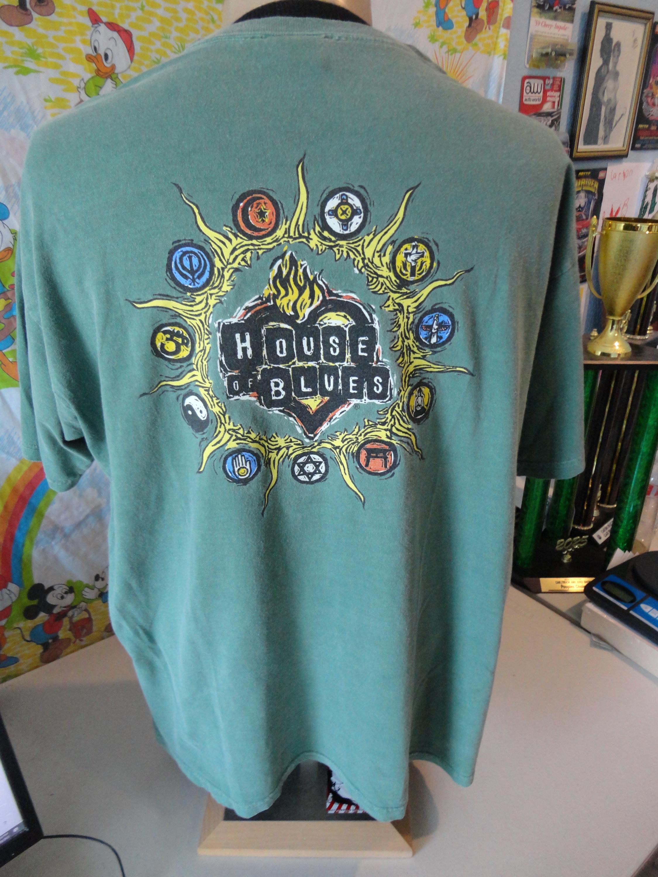 Vintage 90s House of Blues Unity in Diversity Orlando T Shirt XL 