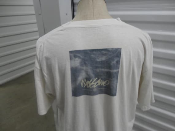 Vintage 90s Mossimo Graphic White Soft Thin T Shirt Skate Mens XL