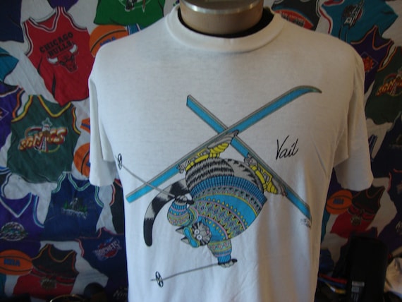 Vintage 90s B. Kliban Cat Snow Skiing VAIL Touris… - image 1