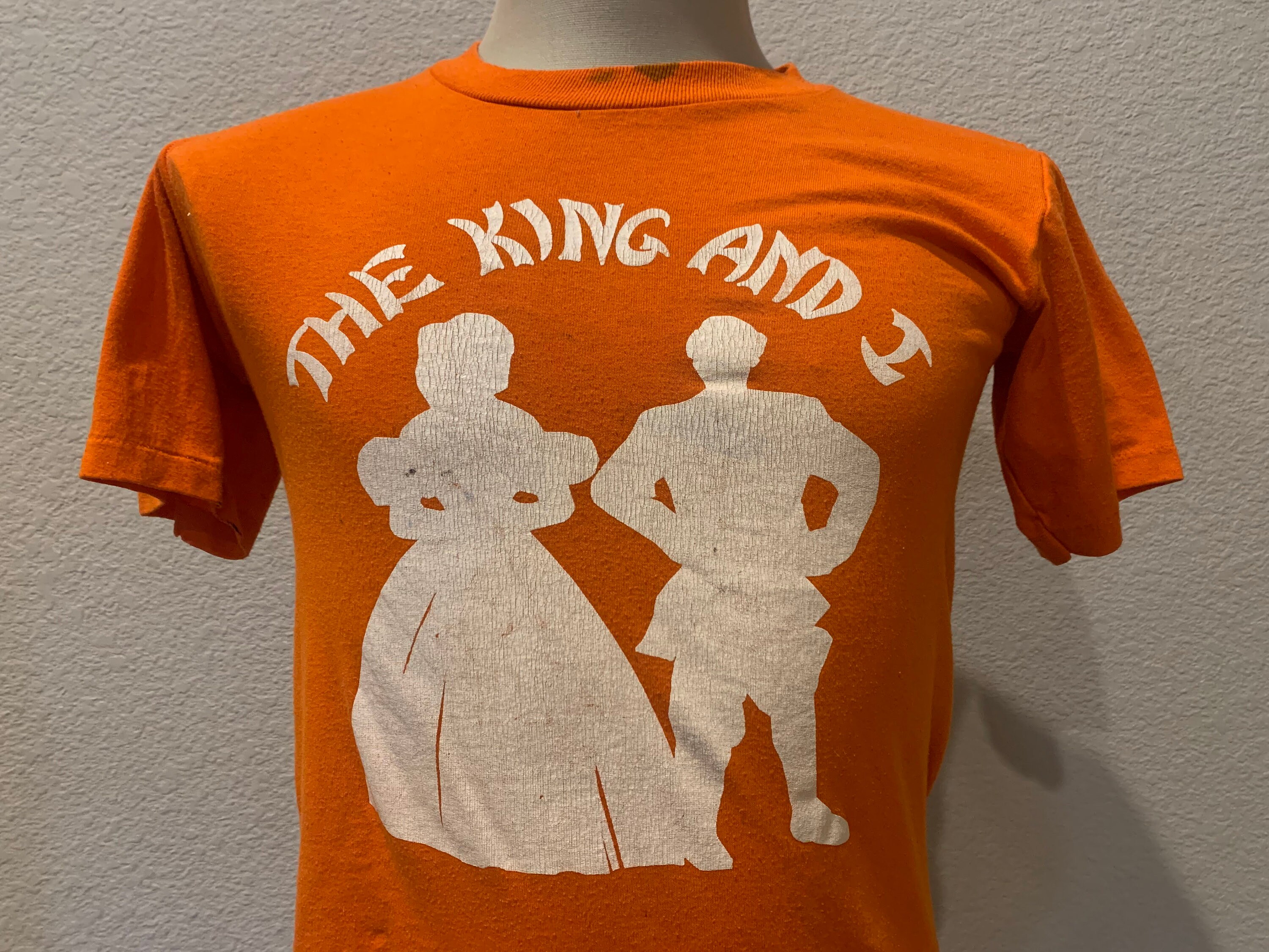 Vintage 80's The King and I Movie Graphic T-Shirt Size Small