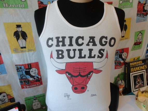 Vintage 90's Chicago Bulls Basketball t shirt Tank Top size S
