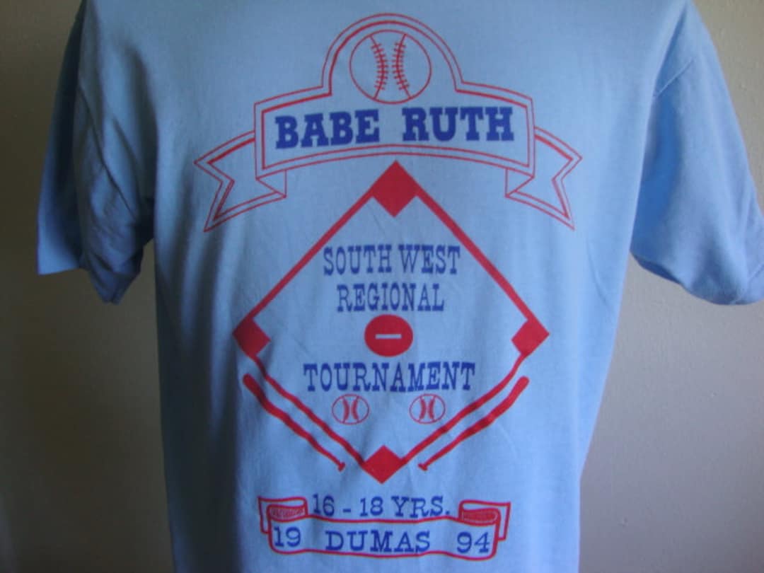 Vintage 90s Signature Series Babe Ruth Baseball T Shirt XL