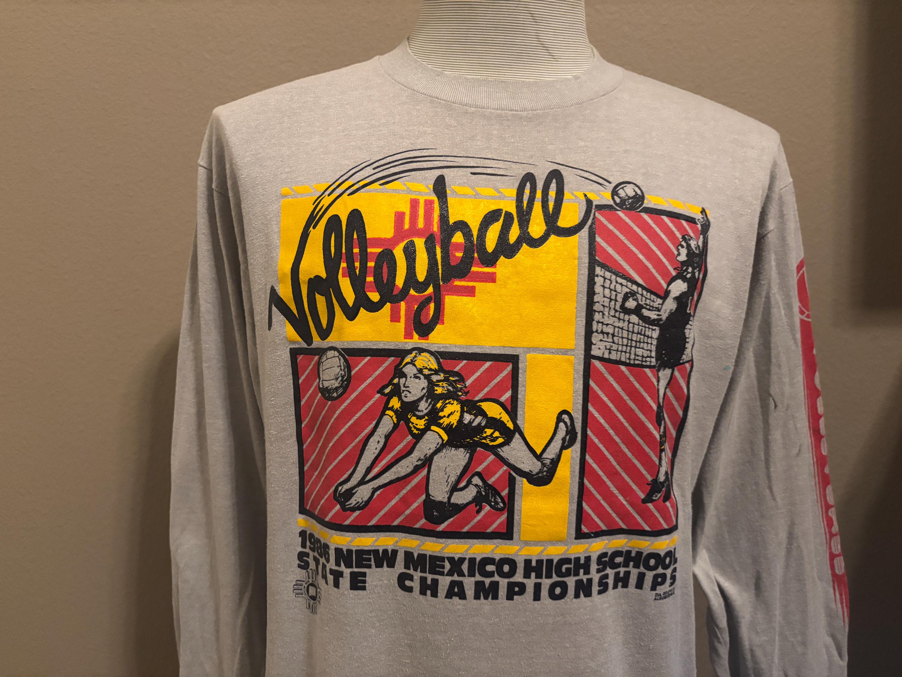 Vintage 80's New Mexico Highschool Volleyball State Champions 1986