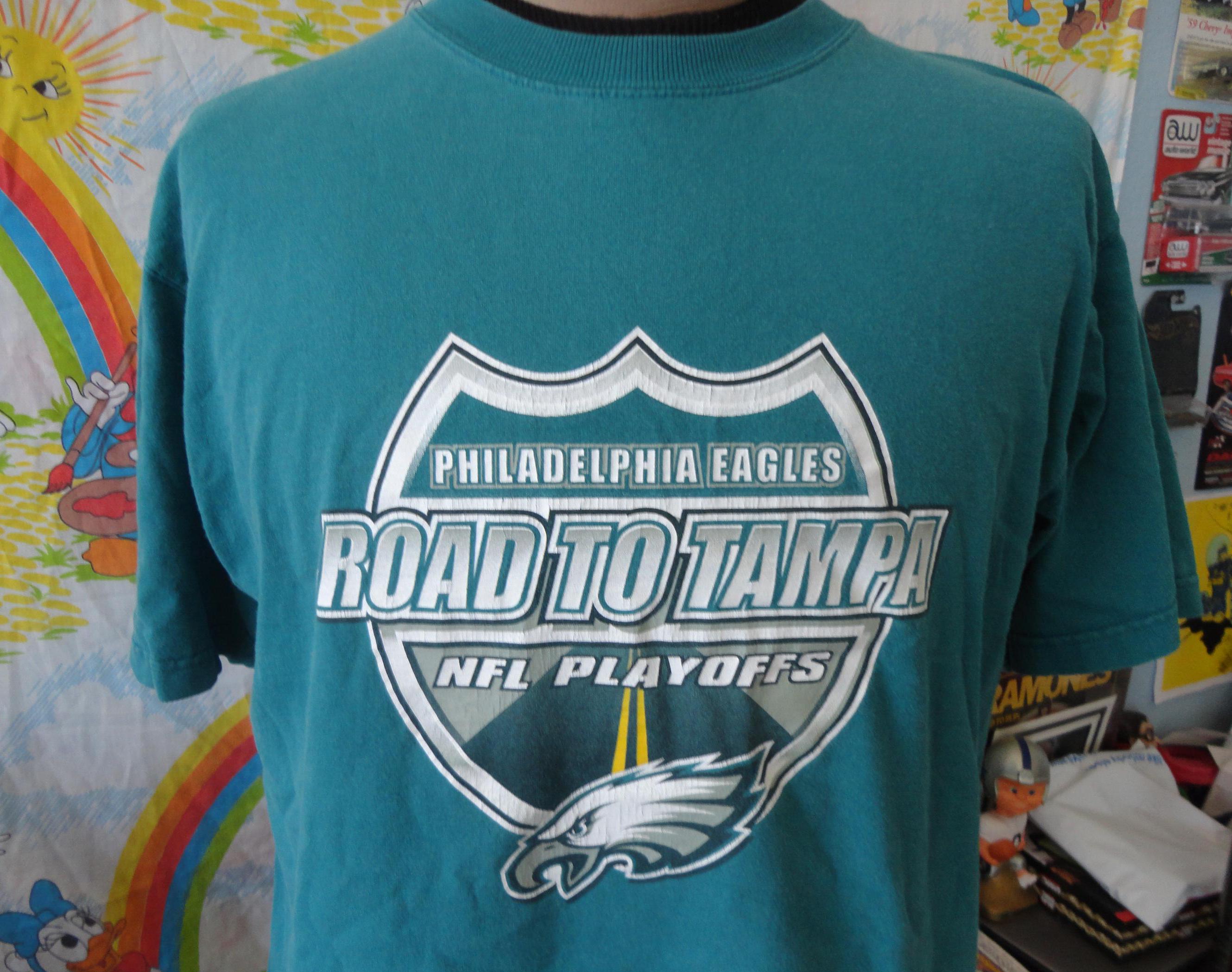 Vintage 2000's Philadelphia Eagles NFL Playoffs Y2K T Shirt M
