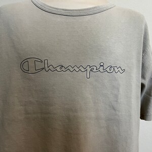 Vintage 90&#39;s Champion Beige T Shirt Size XL