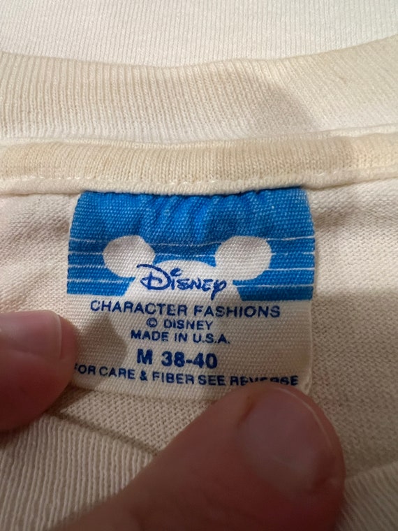Vintage 90's Walt Disney World White T Shirt Size… - image 4