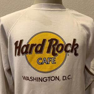 Vintage 80&#39;s Hard Rock Cafe Washington, D.C. Crewneck Sweatshirt Size L