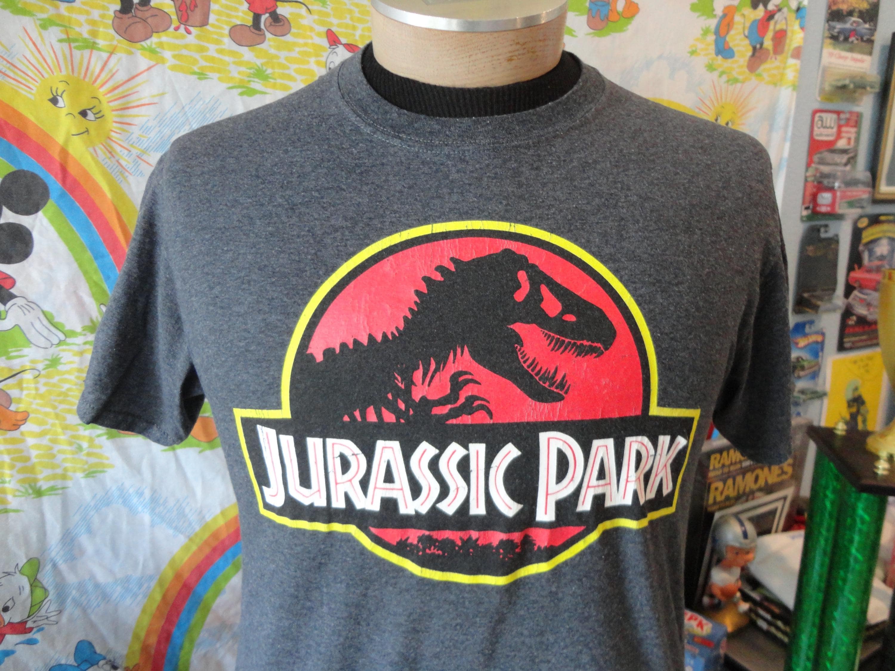 Jurassic Park Gray T Shirt M - Etsy