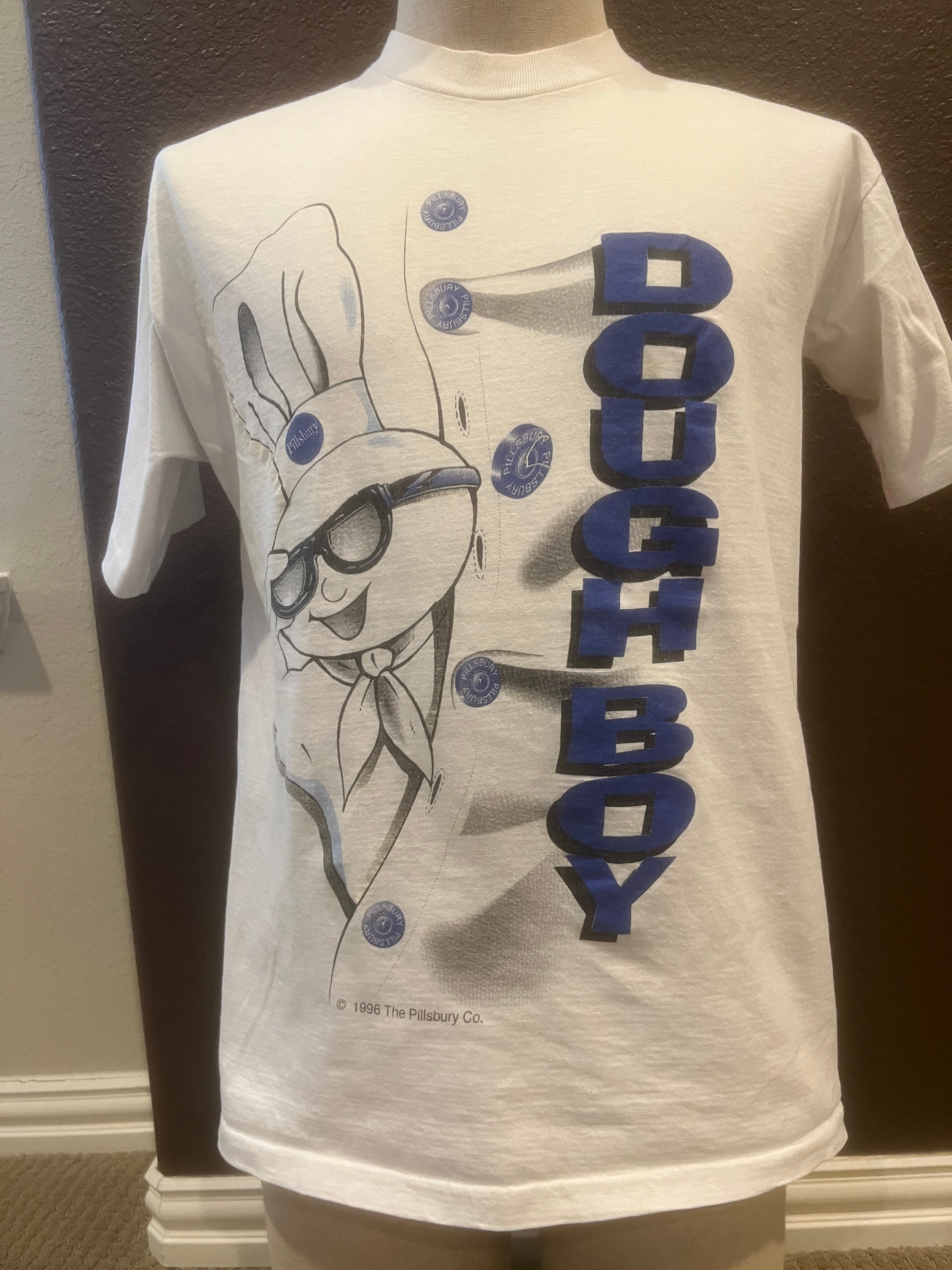 Vintage 90's Pillsbury Dough Boy White T Shirt Size L - Etsy