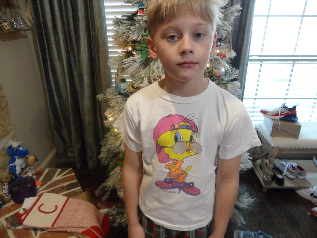 Tweety Bird Rapper Vintage 90's Looney Tunes Tweety Bird Rap Hip Hop 1996 T Shirt Kids ...