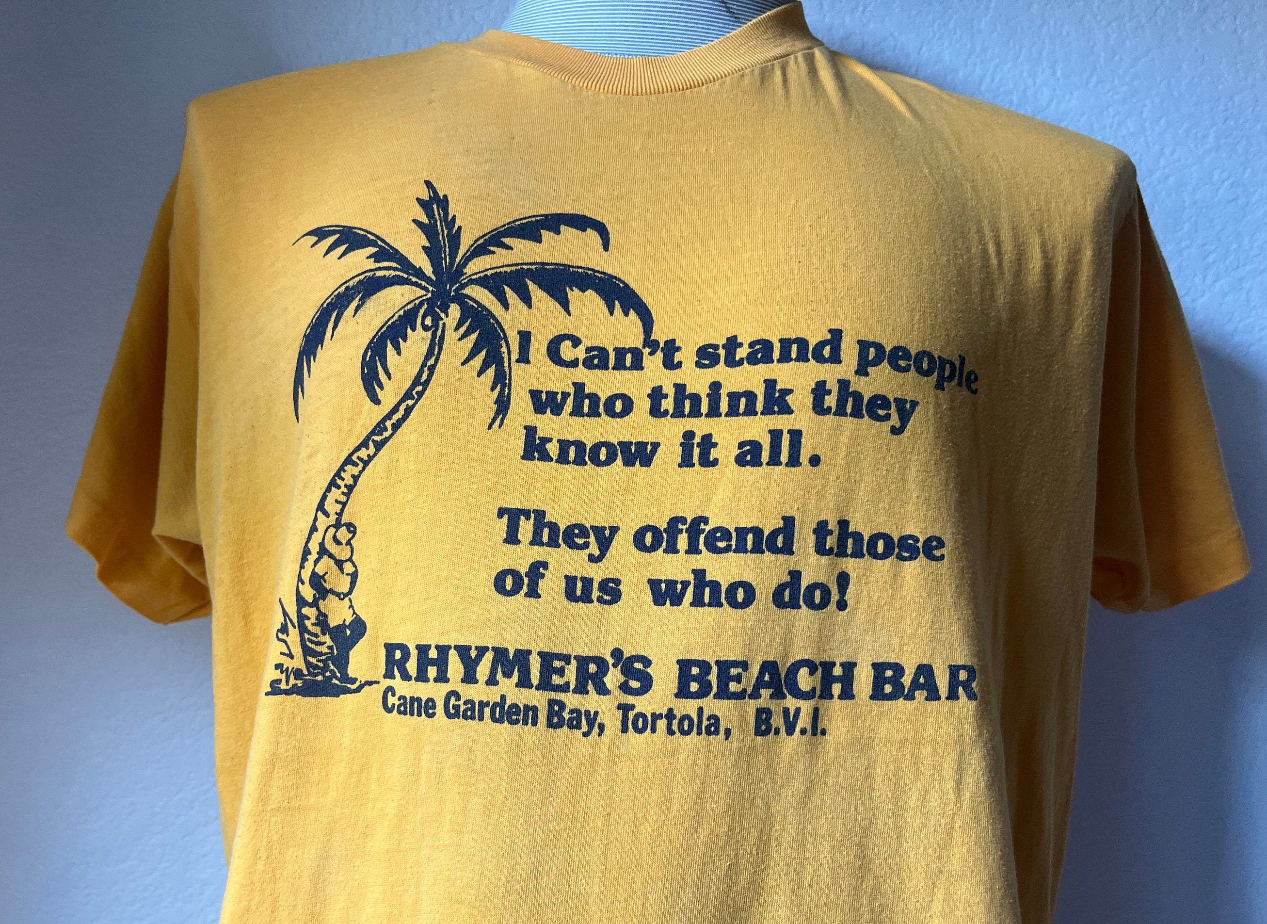 Retro Cane Garden Bay T-Shirt British Virgin Islands T-Shirt Retro Cane Garden Bay T-Shirt British Virgin Islands T-Shirt