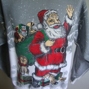 Vintage 90's Santa Claus Christmas Crew Neck Sweatshirt Size L